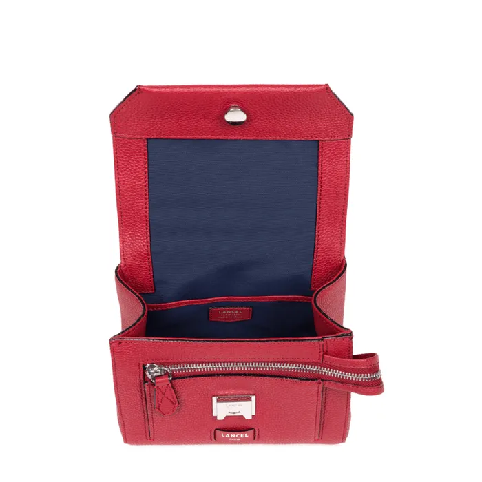 Flap Bag With Handle Carmine Women Lancel Hand Bags Flap Bag With Handle Carmine Women Lancel Hand Bags