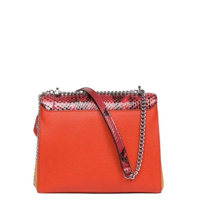 Flap Bag With Handle Multico Carmine Women Lancel Shoulder Bags Flap Bag With Handle Multico Carmine Women Lancel Shoulder Bags