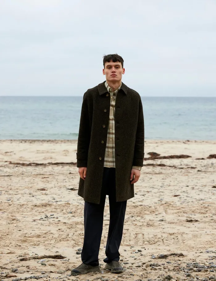 Fort Jackets SHELTER WOOL LONG COAT Blackarmy 8211 Men Fort Jackets SHELTER WOOL LONG COAT Blackarmy 8211 Men