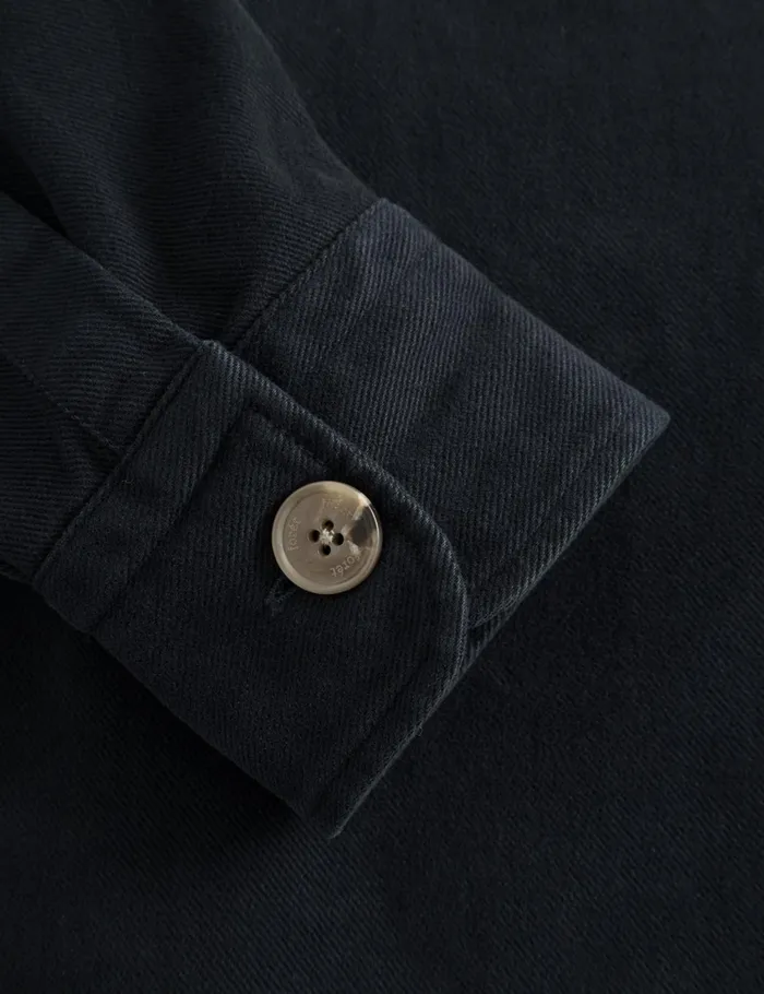 Fort Overshirts FELLOW TWILL SHIRT Washed Black 8211 Men Fort Overshirts FELLOW TWILL SHIRT Washed Black 8211 Men