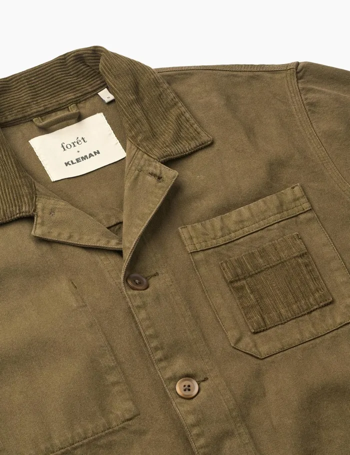 Fort Overshirts FORT X KLEMAN OVERSHIRT Army 8211 Men Fort Overshirts FORT X KLEMAN OVERSHIRT Army 8211 Men