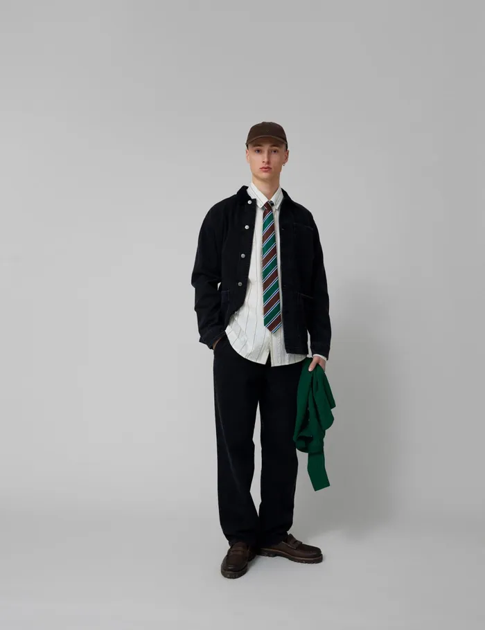 Fort Shirts ROWAN OVERSHIRT Washed Black Denim 8211 Men Fort Shirts ROWAN OVERSHIRT Washed Black Denim 8211 Men