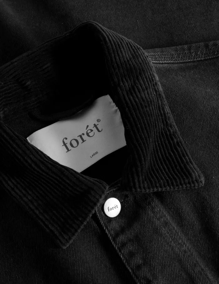 Fort Shirts ROWAN OVERSHIRT Washed Black Denim 8211 Men Fort Shirts ROWAN OVERSHIRT Washed Black Denim 8211 Men