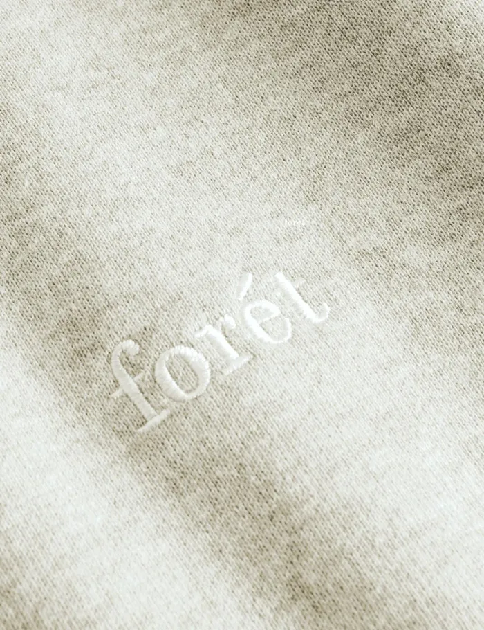 Fort Sweatshirts NOON SWEATSHIRT Snow Melange 8211 Men Fort Sweatshirts NOON SWEATSHIRT Snow Melange 8211 Men