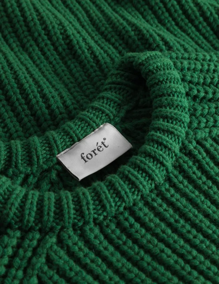 Fort Sweatshirts TRIP CHUNKY RIB KNIT Green 8211 Men Fort Sweatshirts TRIP CHUNKY RIB KNIT Green 8211 Men