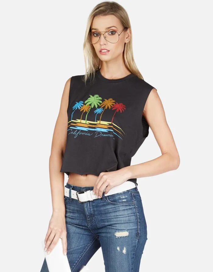 GiGi Cali Dreaming Onyx Women039s Lauren Moshi Tanks