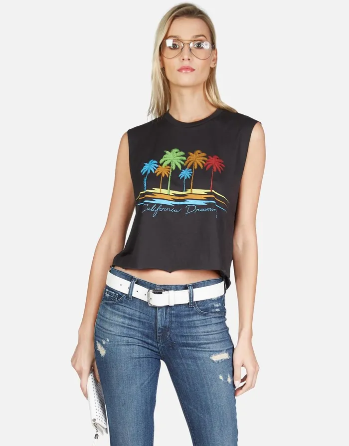 GiGi Cali Dreaming Onyx Women039s Lauren Moshi Tanks
