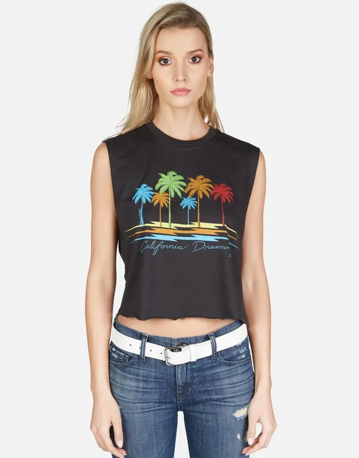 GiGi Cali Dreaming Onyx Women039s Lauren Moshi Tanks