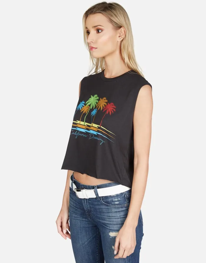 GiGi Cali Dreaming Onyx Women039s Lauren Moshi Tanks