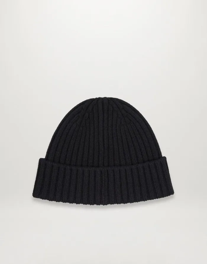 Hats MenWomen Belstaff Watch Beanie Hat Black Hats MenWomen Belstaff Watch Beanie Hat Black