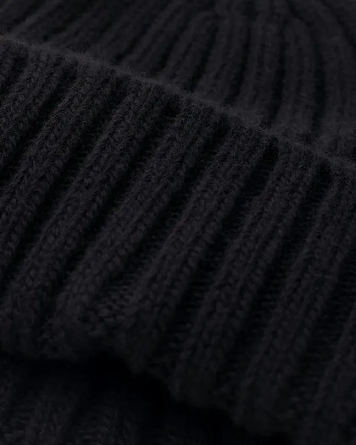 Hats MenWomen Belstaff Watch Beanie Hat Black Hats MenWomen Belstaff Watch Beanie Hat Black