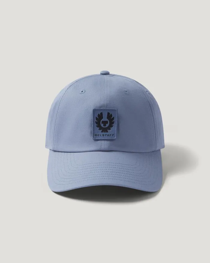 Hats Women Belstaff Phoenix Logo Cap Blue Flint Hats Women Belstaff Phoenix Logo Cap Blue Flint