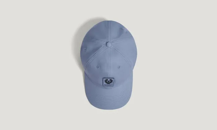 Hats Women Belstaff Phoenix Logo Cap Blue Flint Hats Women Belstaff Phoenix Logo Cap Blue Flint