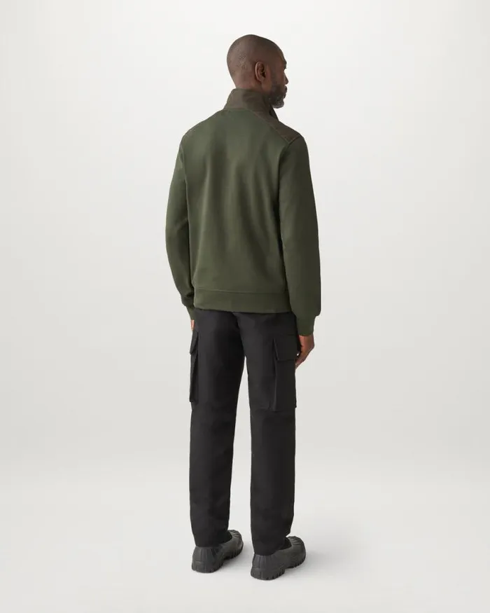 Hoodies and Sweatshirts Men Belstaff Alloy Quarter Zip Sweatshirt Tile Green Hoodies and Sweatshirts Men Belstaff Alloy Quarter Zip Sweatshirt Tile Green