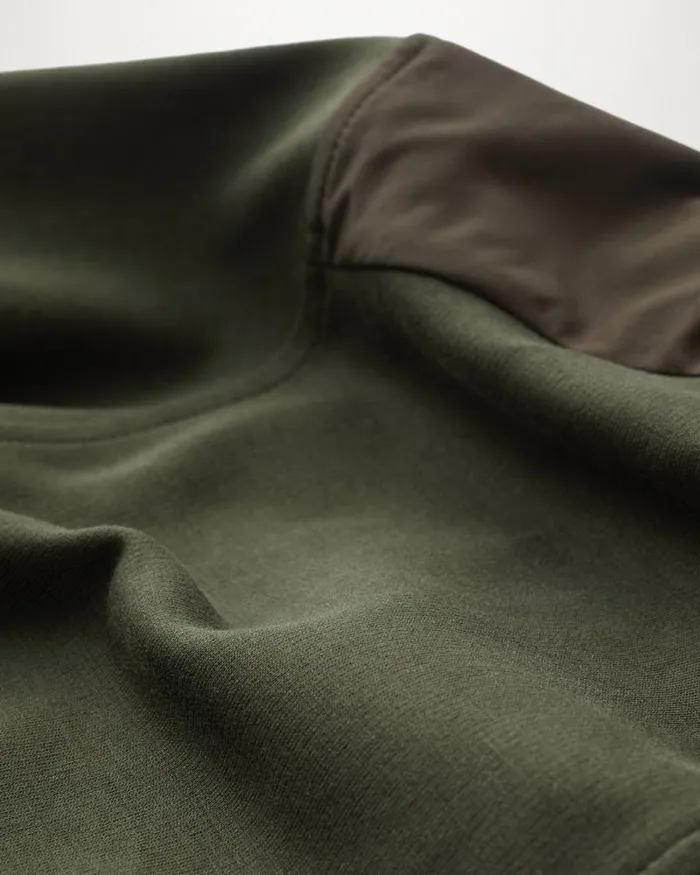 Hoodies and Sweatshirts Men Belstaff Alloy Quarter Zip Sweatshirt Tile Green Hoodies and Sweatshirts Men Belstaff Alloy Quarter Zip Sweatshirt Tile Green