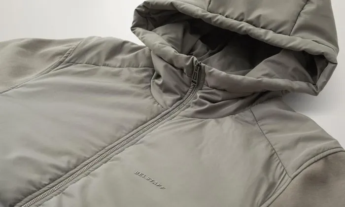 Hoodies and Sweatshirts Men Belstaff Alloy Zip Through Hoodie Gunmetal Hoodies and Sweatshirts Men Belstaff Alloy Zip Through Hoodie Gunmetal