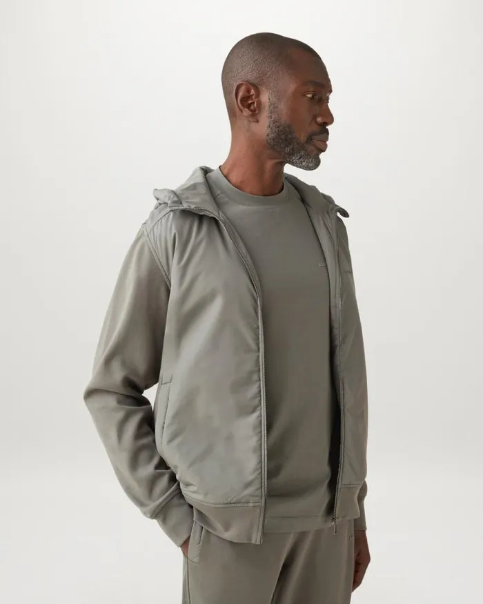 Hoodies and Sweatshirts Men Belstaff Alloy Zip Through Hoodie Gunmetal Hoodies and Sweatshirts Men Belstaff Alloy Zip Through Hoodie Gunmetal