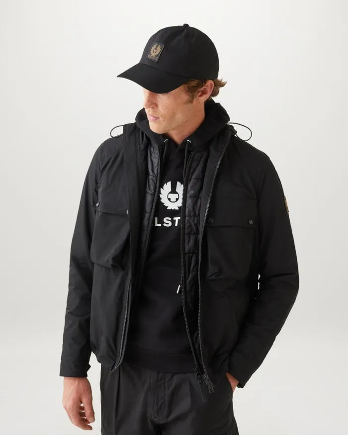 Hoodies and Sweatshirts Men Belstaff Belstaff Signature Hoodie Black Off White Hoodies and Sweatshirts Men Belstaff Belstaff Signature Hoodie Black Off White