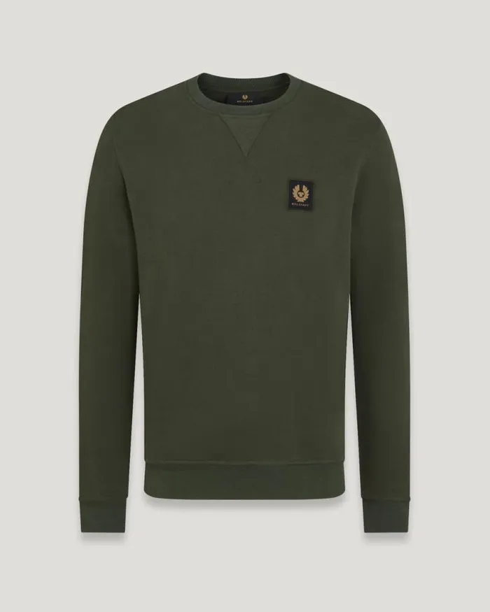 Hoodies and Sweatshirts Men Belstaff Belstaff Sweatshirt Tile Green