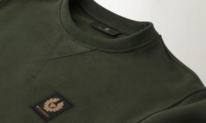 Hoodies and Sweatshirts Men Belstaff Belstaff Sweatshirt Tile Green Hoodies and Sweatshirts Men Belstaff Belstaff Sweatshirt Tile Green