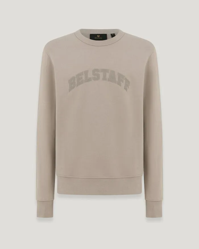 Hoodies and Sweatshirts Men Belstaff Training Sweatshirt Pumice