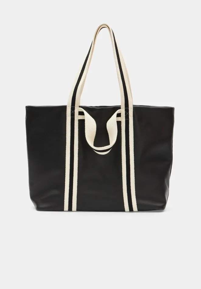 Hush Bags Women Marlon Oversized Leather Tote Bag Black