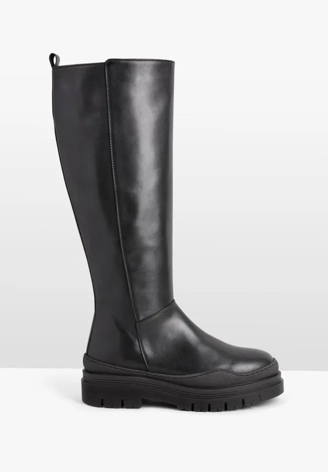 Hush Boots Women Regent Leather Boots Black