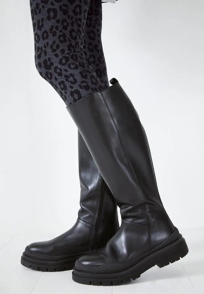 Hush Boots Women Regent Leather Boots Black Hush Boots Women Regent Leather Boots Black