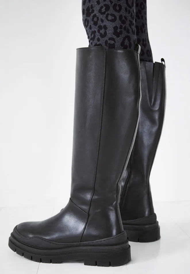 Hush Boots Women Regent Leather Boots Black Hush Boots Women Regent Leather Boots Black