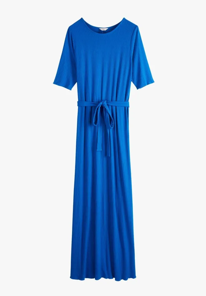 Hush Dresses Women Alice Ribbed Jersey Dress Blue Lolite Hush Dresses Women Alice Ribbed Jersey Dress Blue Lolite