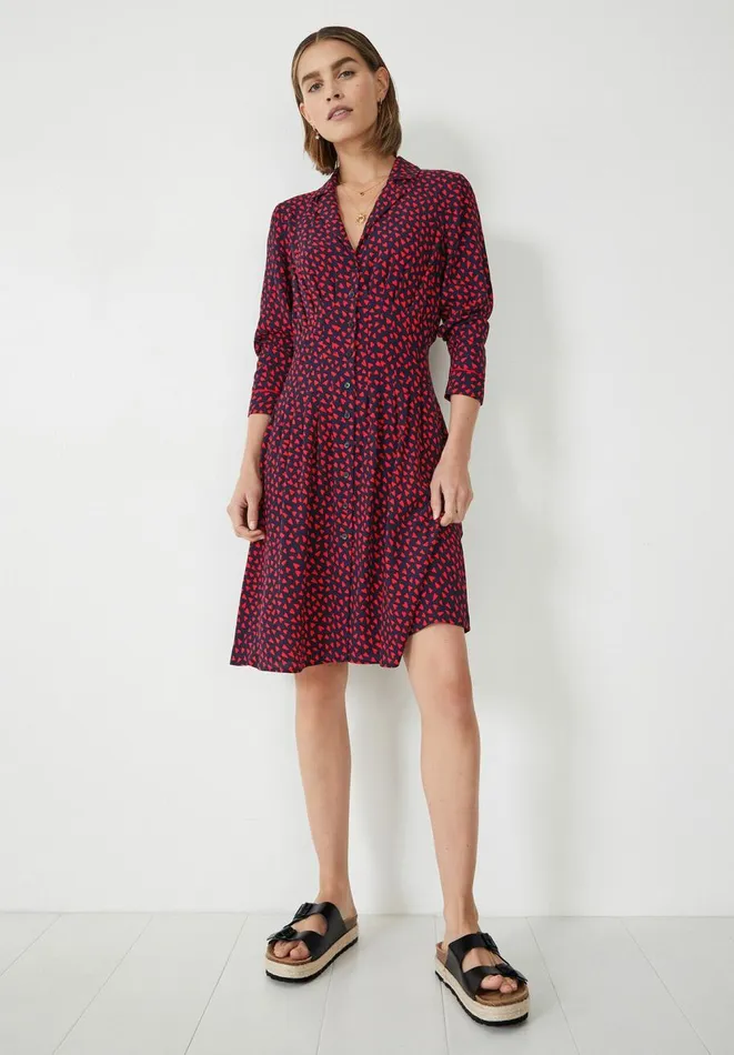 Hush Dresses Women Indiya Mini Dress Hearts Navyred