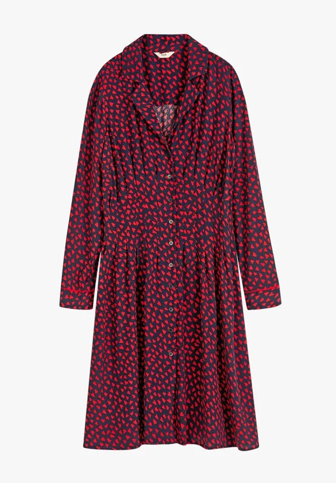 Hush Dresses Women Indiya Mini Dress Hearts Navyred Hush Dresses Women Indiya Mini Dress Hearts Navyred