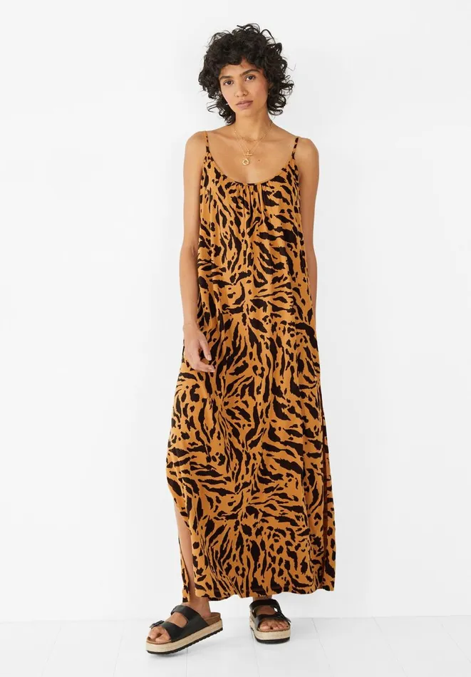 Hush Dresses Women Jennifer Maxi Beach Dress Tiger Print