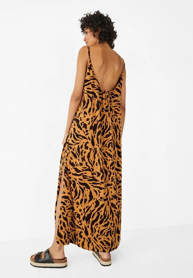 Hush Dresses Women Jennifer Maxi Beach Dress Tiger Print Hush Dresses Women Jennifer Maxi Beach Dress Tiger Print