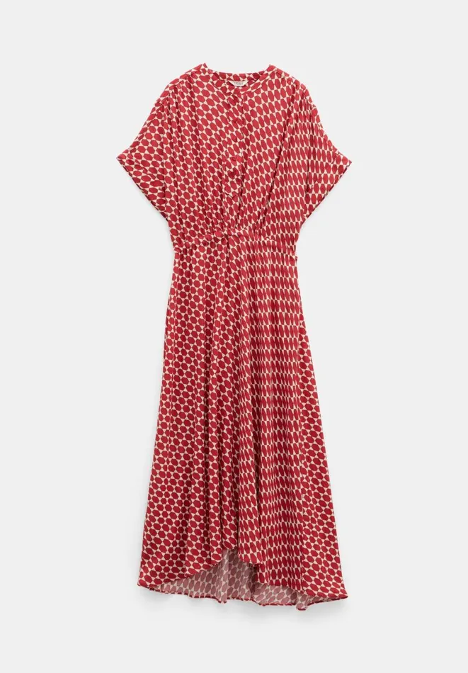 Hush Dresses Women Keisha Relaxed Maxi Shirt Dress Geo Star Red Hush Dresses Women Keisha Relaxed Maxi Shirt Dress Geo Star Red