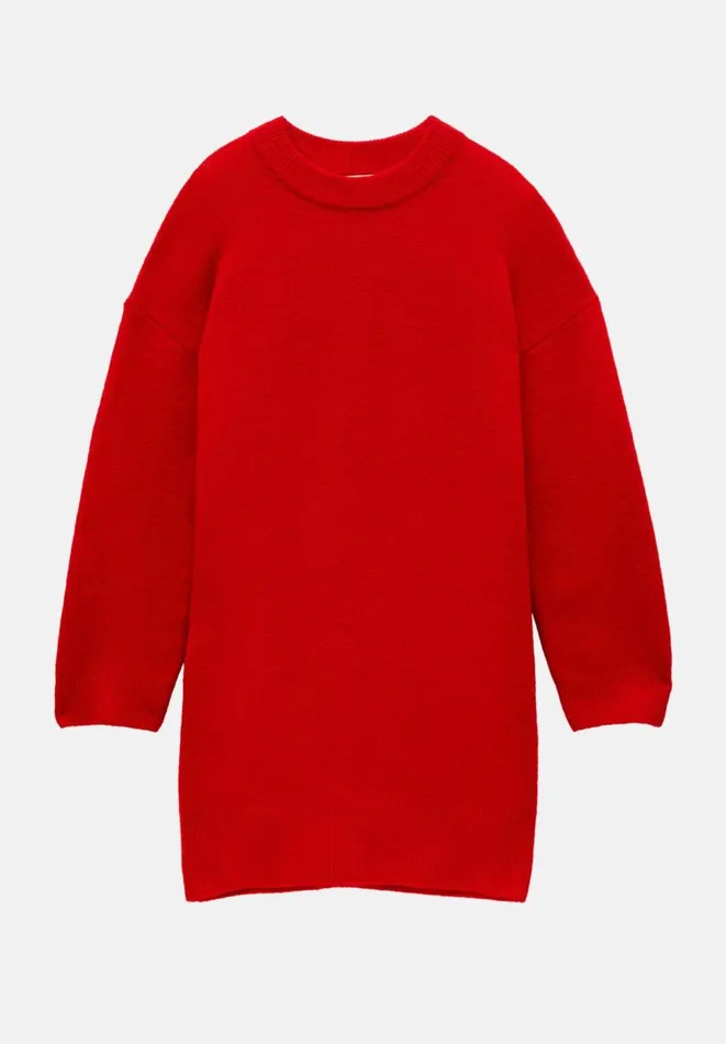 Hush Dresses Women Kenley Wool Blend Jumper Dress Vibrant Red Hush Dresses Women Kenley Wool Blend Jumper Dress Vibrant Red