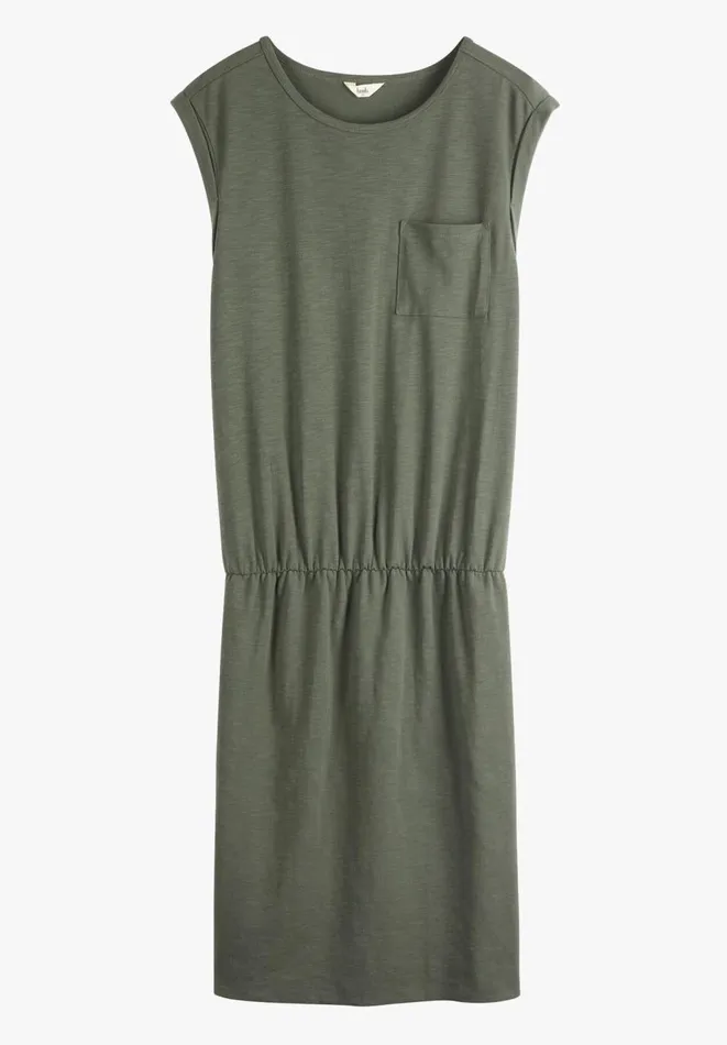 Hush Dresses Women Larna Jersey Mini Dress Khaki Hush Dresses Women Larna Jersey Mini Dress Khaki