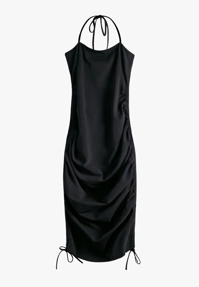 Hush Dresses Women Ruched Strapless Dress Black Hush Dresses Women Ruched Strapless Dress Black