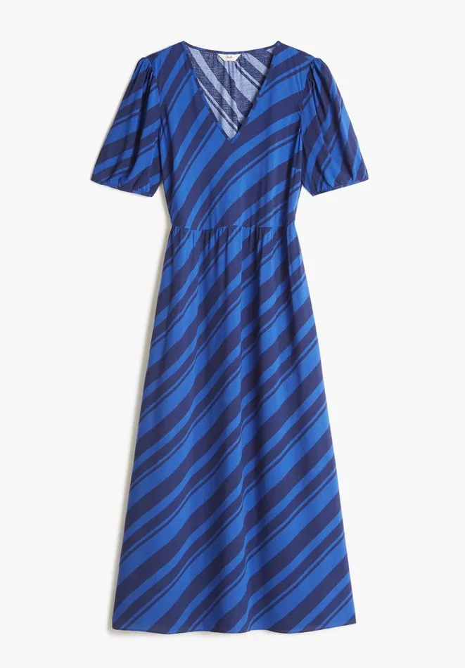 Hush Dresses Women Stripe Midi Dress Blue Stripe Hush Dresses Women Stripe Midi Dress Blue Stripe