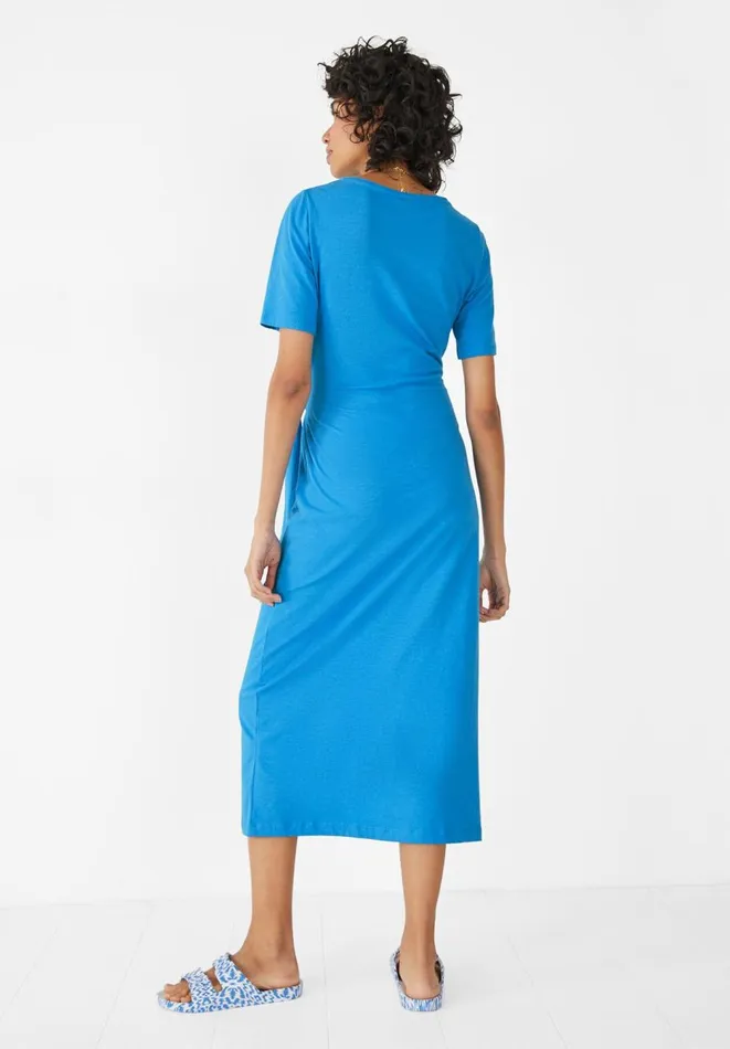 Hush Dresses Women Suzie Midi Jersey Dress Bright Blue