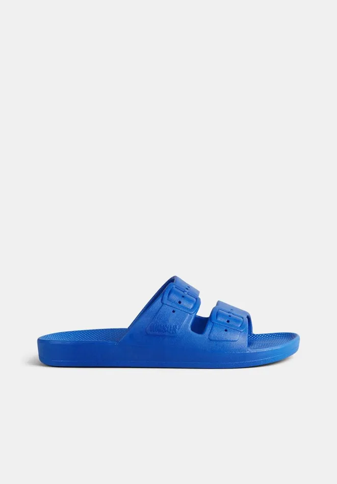 Hush Flats Women Freedom Moses Slides Blue