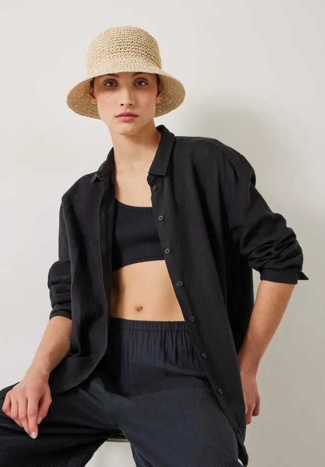 Hush Hats Women Remy Raffia Bucket Hat Natural Hush Hats Women Remy Raffia Bucket Hat Natural