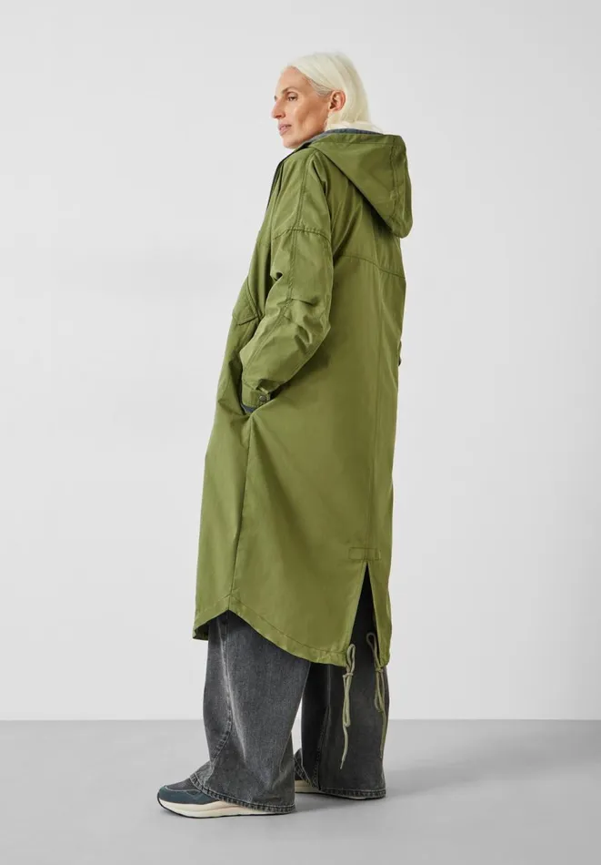 Hush Jackets and Coats Women Amanda Oversized 2 In 1 Parka Gilet Olive Hush Jackets and Coats Women Amanda Oversized 2 In 1 Parka Gilet Olive