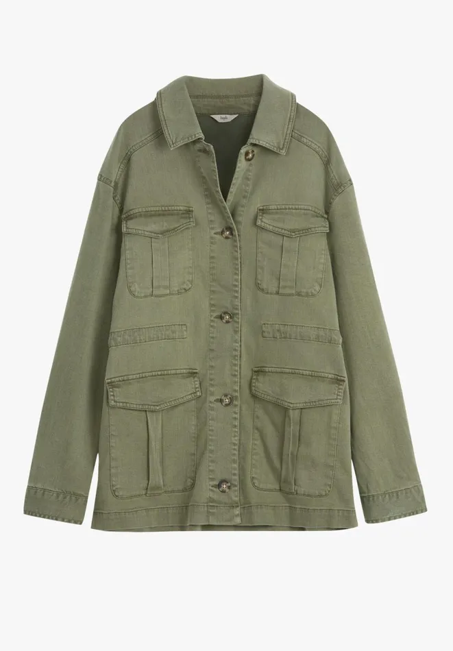 Hush Jackets and Coats Women Pippa Utility Jacket Khaki Hush Jackets and Coats Women Pippa Utility Jacket Khaki