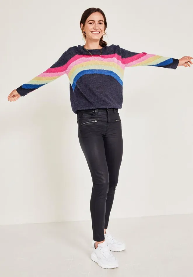 Hush Jeans Women Coated Jeans Midnight