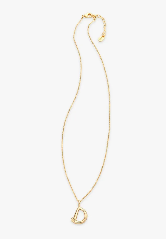 Hush Jewellery Women Gaia Letter Pendant Necklace Gold Hush Jewellery Women Gaia Letter Pendant Necklace Gold