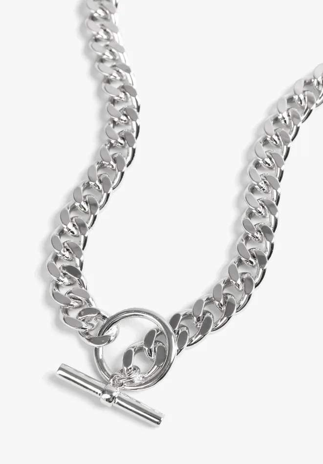 Hush Jewellery Women Vivienne Curb Chain Necklace Gunmetal Hush Jewellery Women Vivienne Curb Chain Necklace Gunmetal