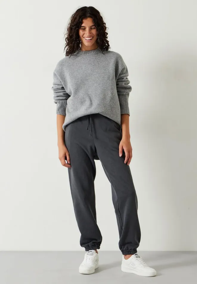 Hush Joggers and Leggings Women Alyna Relaxed Washed Joggers Mid Grey