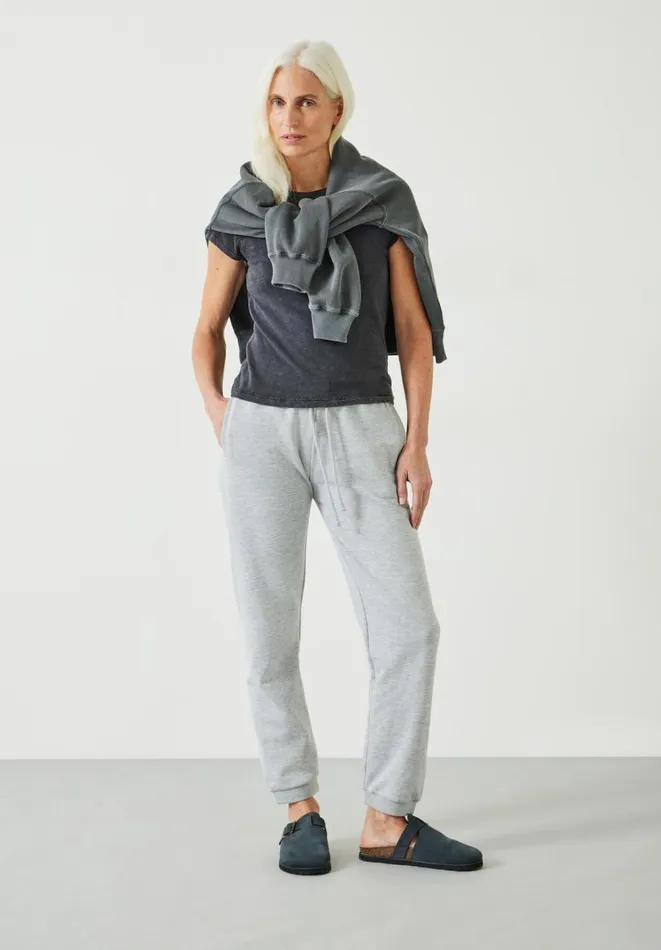 Hush Joggers and Leggings Women Finoula Washed Joggers Grey Marl