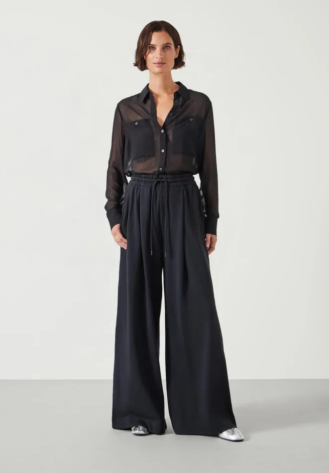Hush Joggers and Leggings Women Taylor Wide Leg Jogger Black